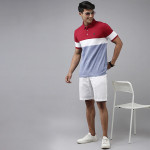 Men White Solid Low-Rise Regular Shorts