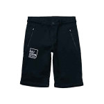 Gini & Jony Boys Black Printed Denim Fixed Waist Bermuda