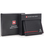 Men Black Genuine Leather Wallet