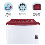 Godrej 8 Kg 5 Star Semi-Automatic Top Loading Washing Machine (WSEDGE CLS 80 5.0 PN2 M WNRD, Wine Red)